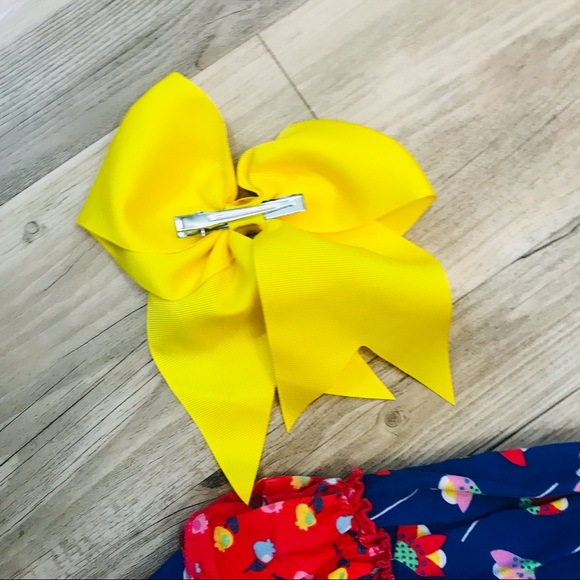 Boutique Jelly The Pug top with yellow hairbow sz 5 - Picture 8 of 9